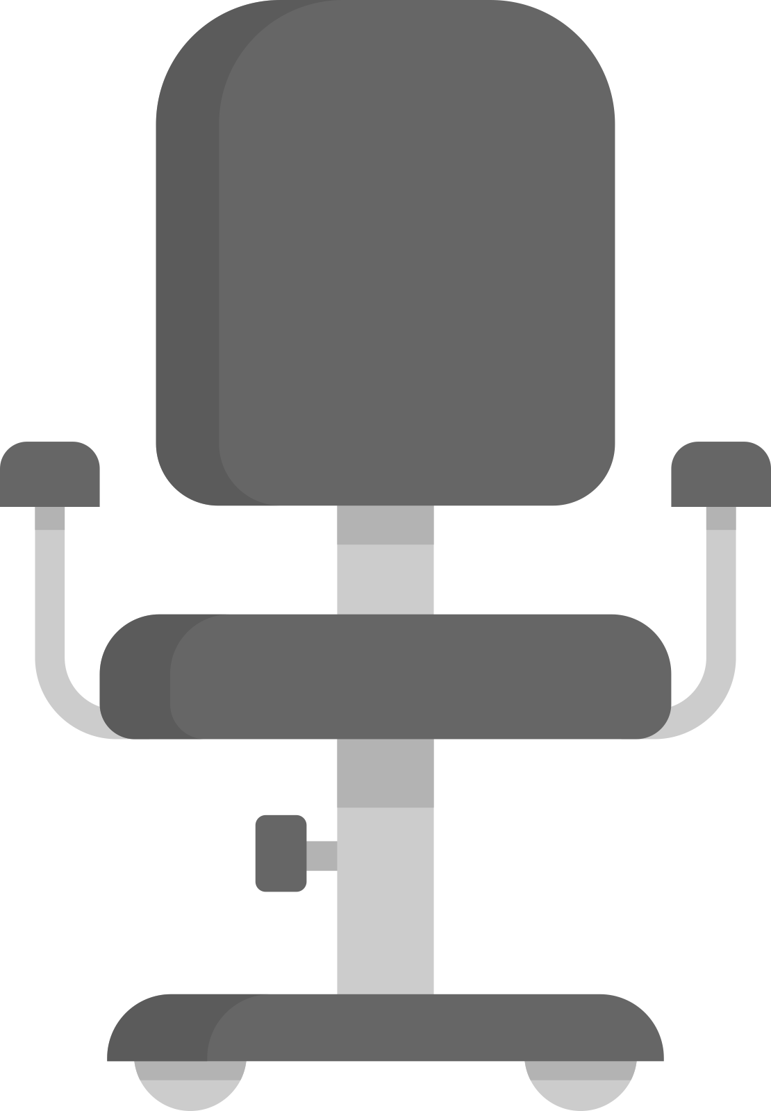 Desk Chair Outline Icon Svg Set Free Vectors